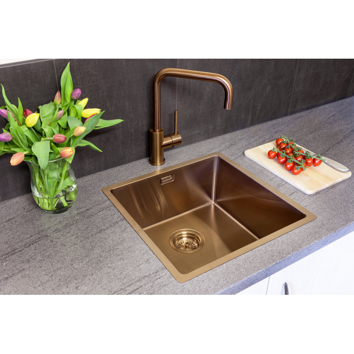 Reginox Miami 540mm W Single Bowl Stainless Steel Undermount Kitchen